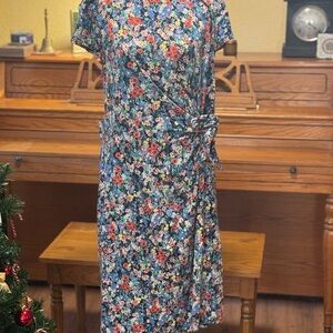 Lands' End Colorful Patterned Dress